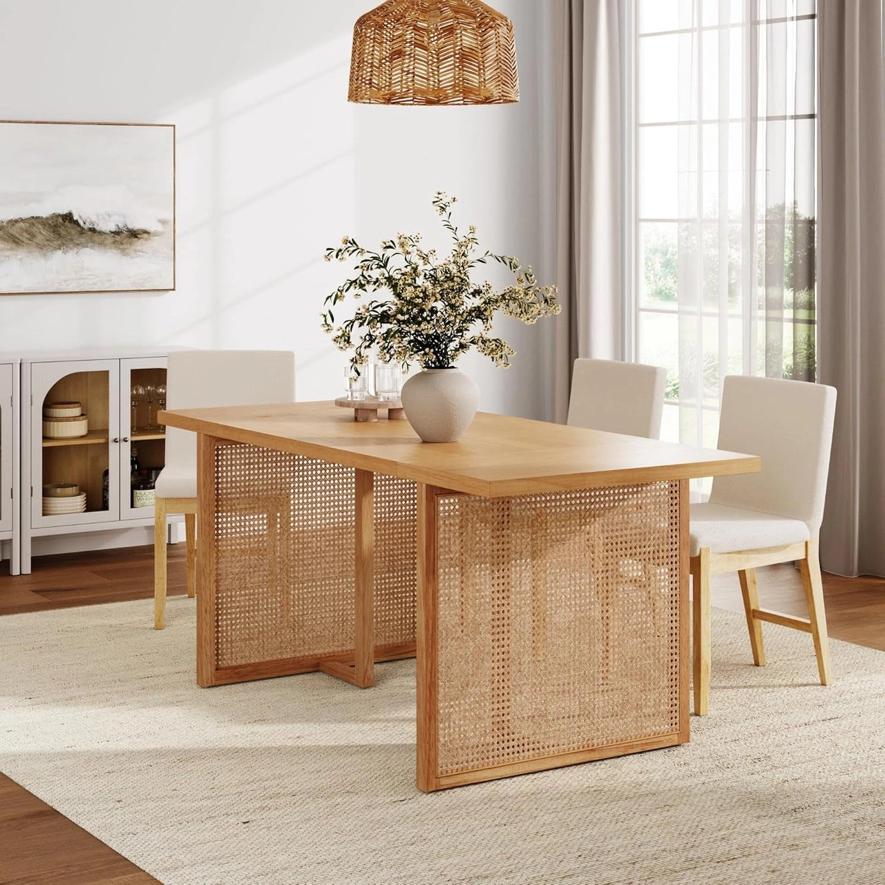 Boho Organic Dining Table