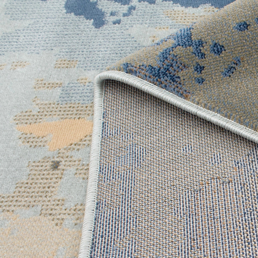 Saturn Dark Blue/Light Blue Area Rug