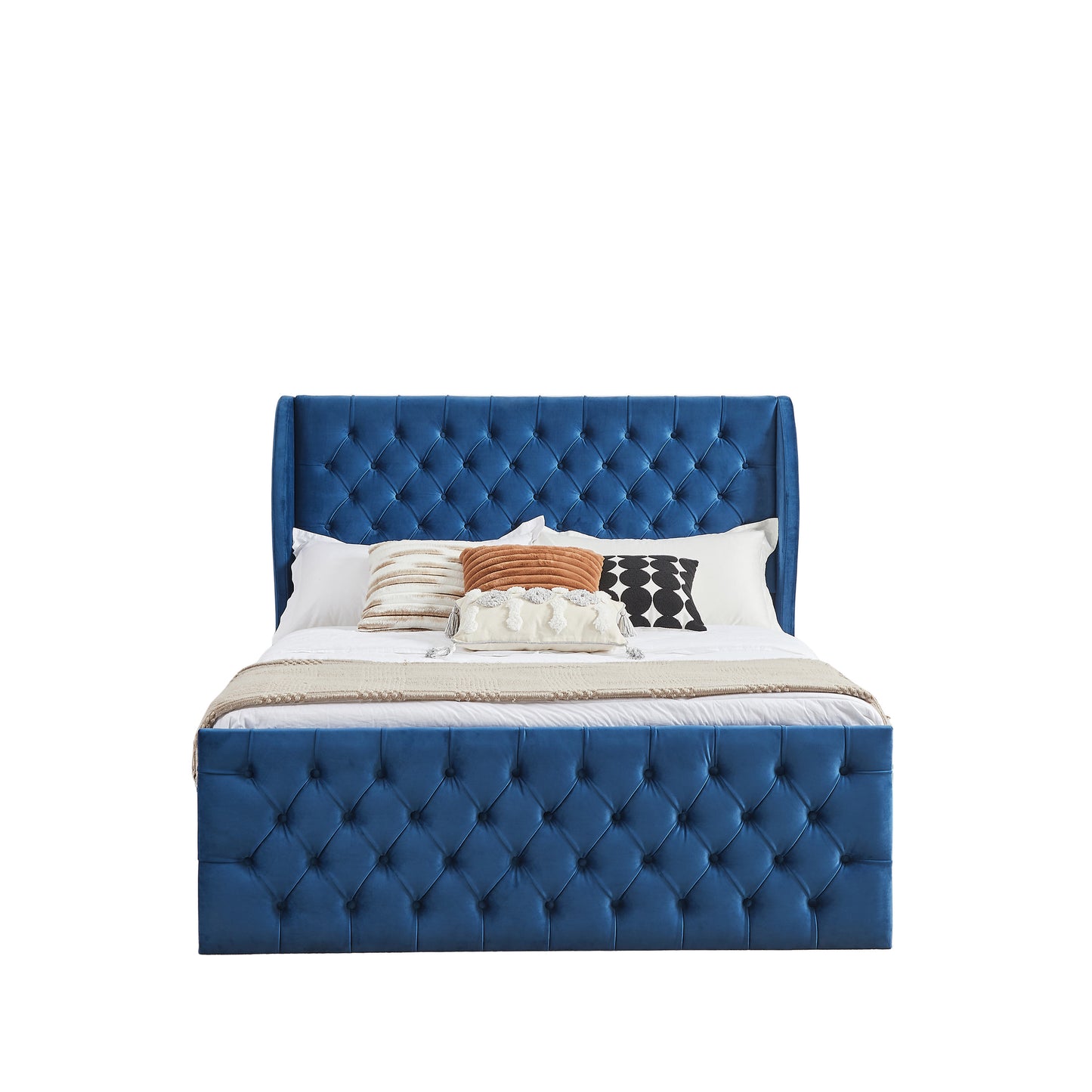 Queen Size Chesterfield Tufted Bed