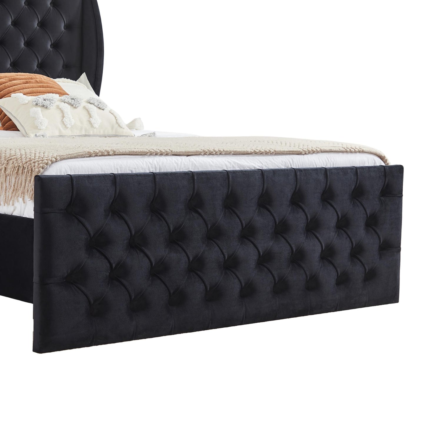 Queen Size Chesterfield Tufted Bed