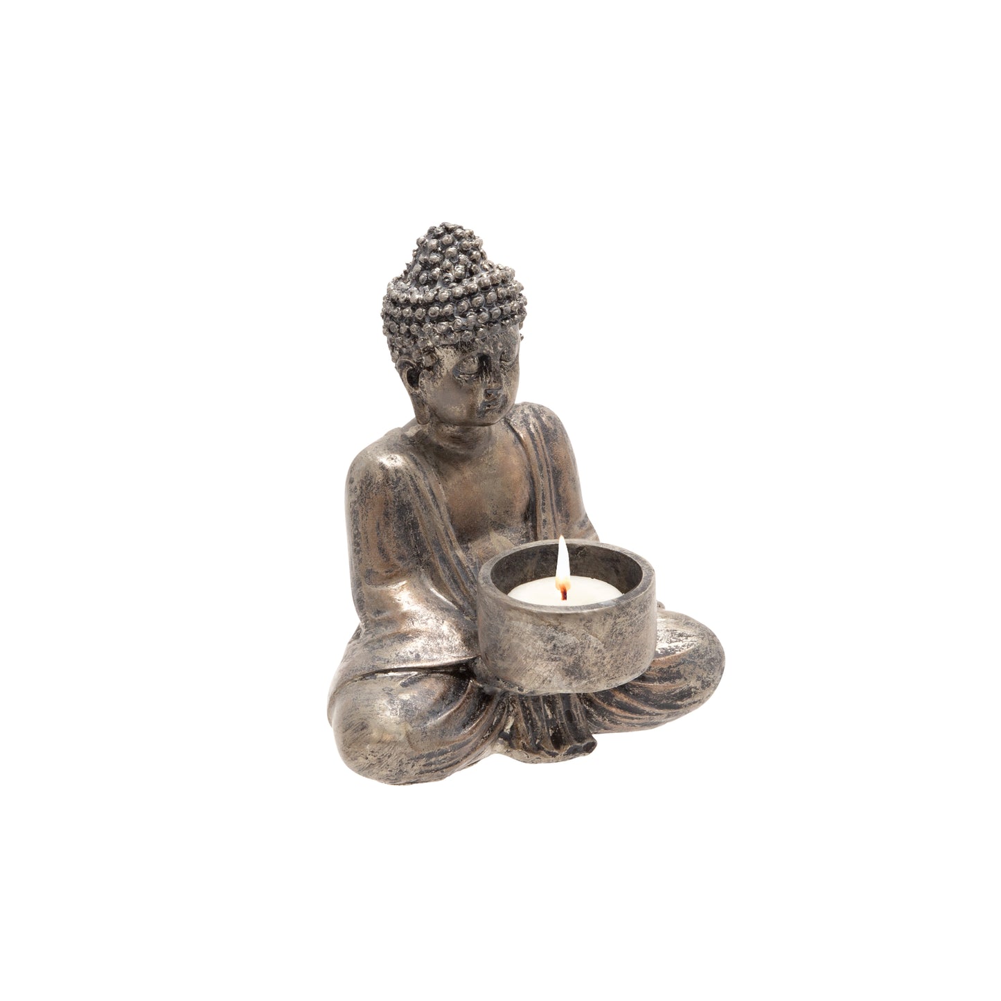 SEATED BUDDHA TEALIGHT CANDLE HOLDER