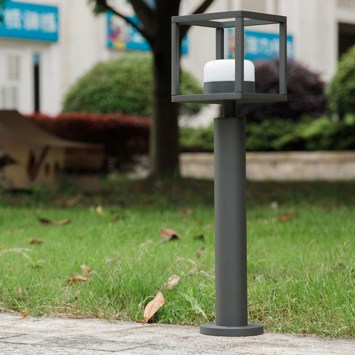 Outdoor Pathway LED Lights Lantern 23.6 IN IP44 Waterproof Garden Modern Landscape Lighting
