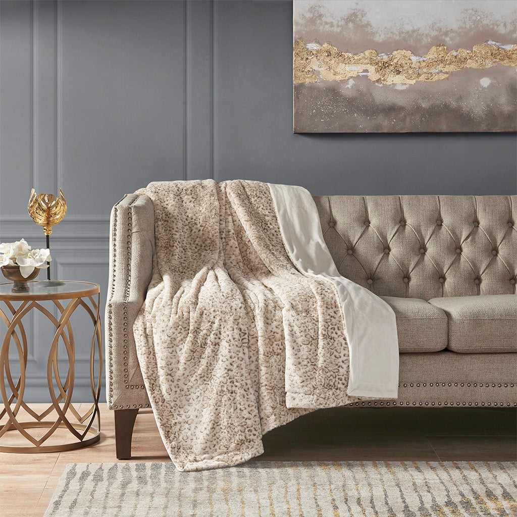 Zuri Oversized Faux Fur Throw