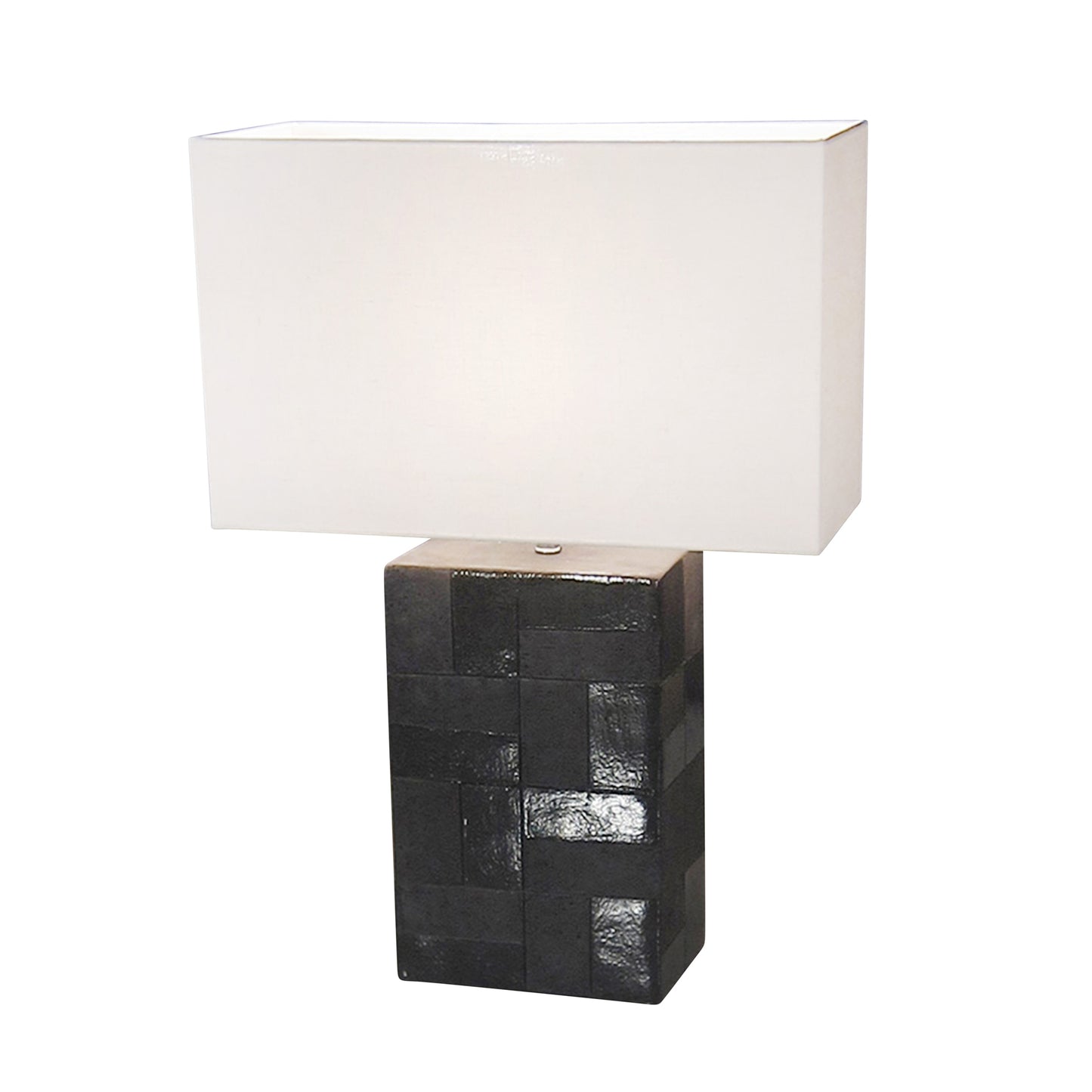 TERRACOTTA 22" TABLE LAMP, BLACK