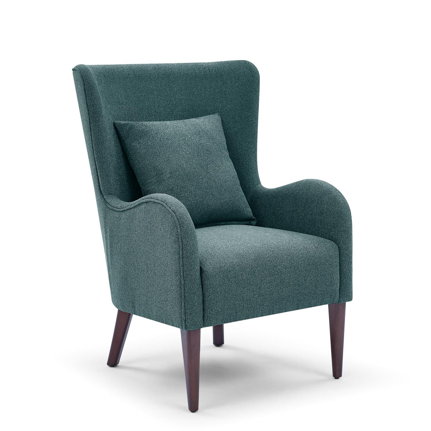 Blue accent chair