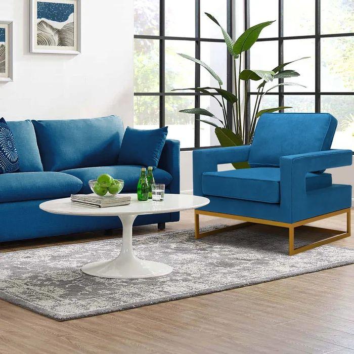Mydepot 33'' Wide Tufted Armchair