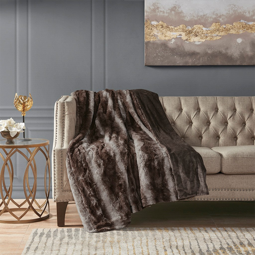 Zuri Oversized Faux Fur Throw
