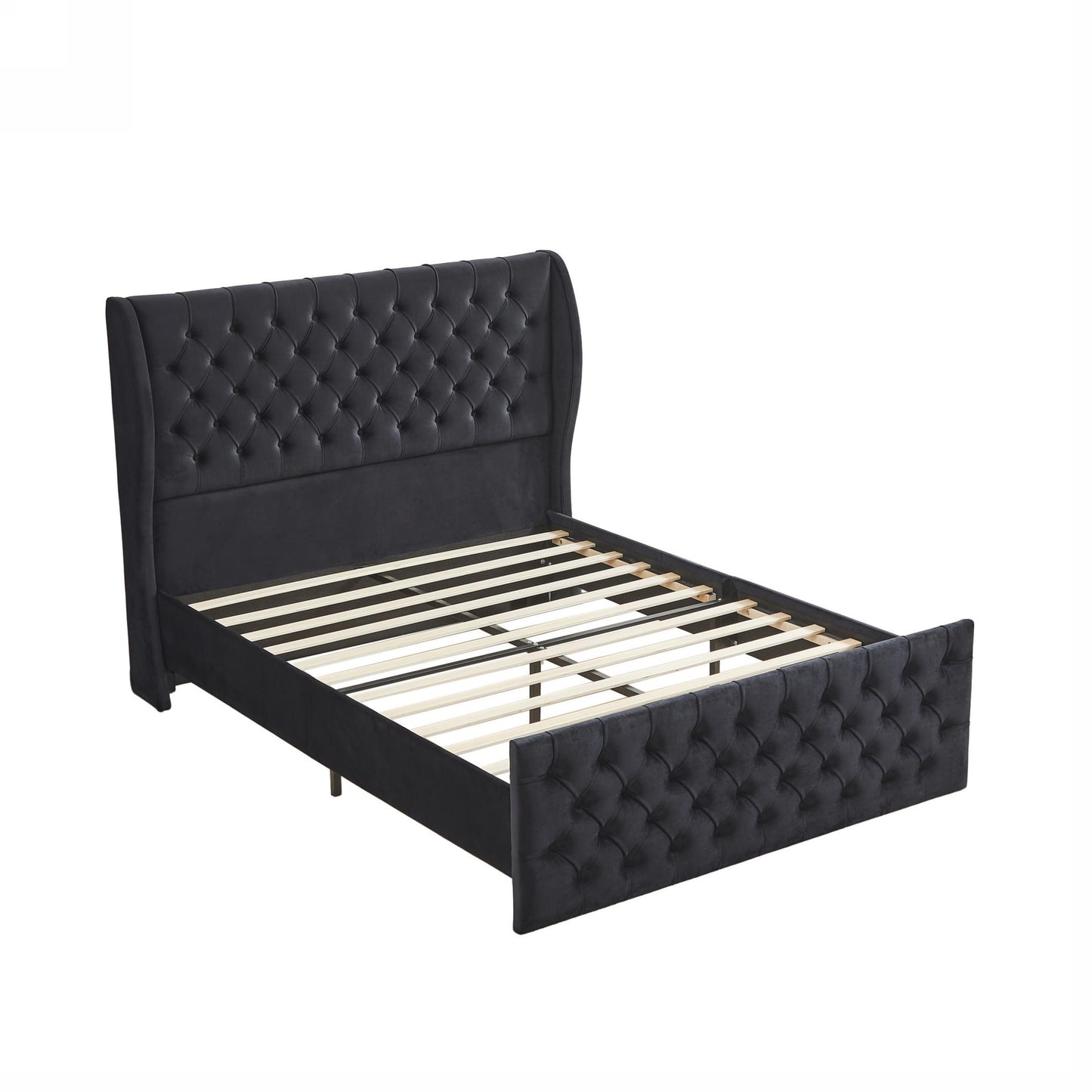 Queen Size Chesterfield Tufted Bed