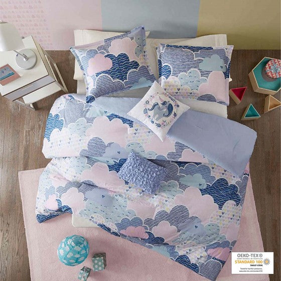 Cloud Cotton Printed Duvet Cover Set