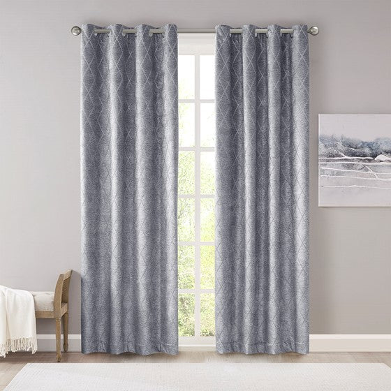 Taylor Diamond Jacquard Total Blackout Panel