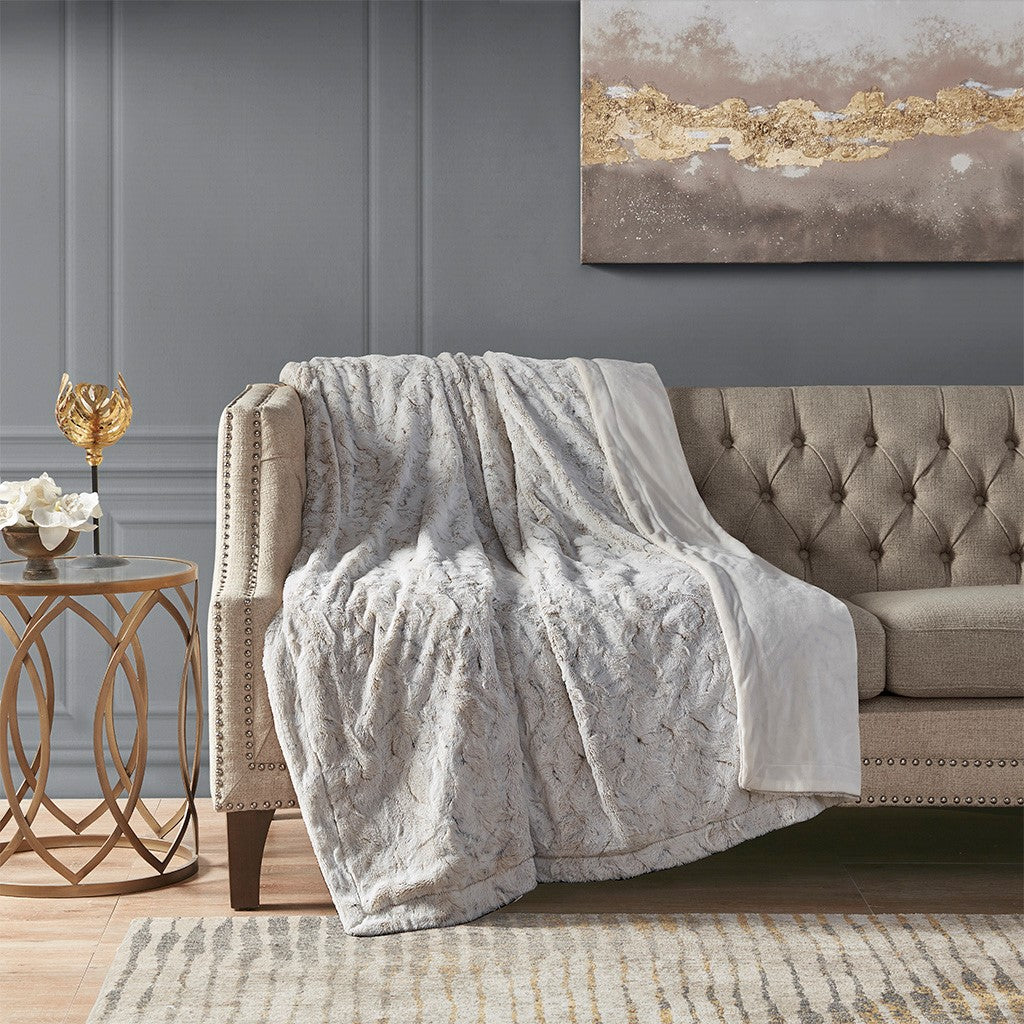 Zuri Oversized Faux Fur Throw