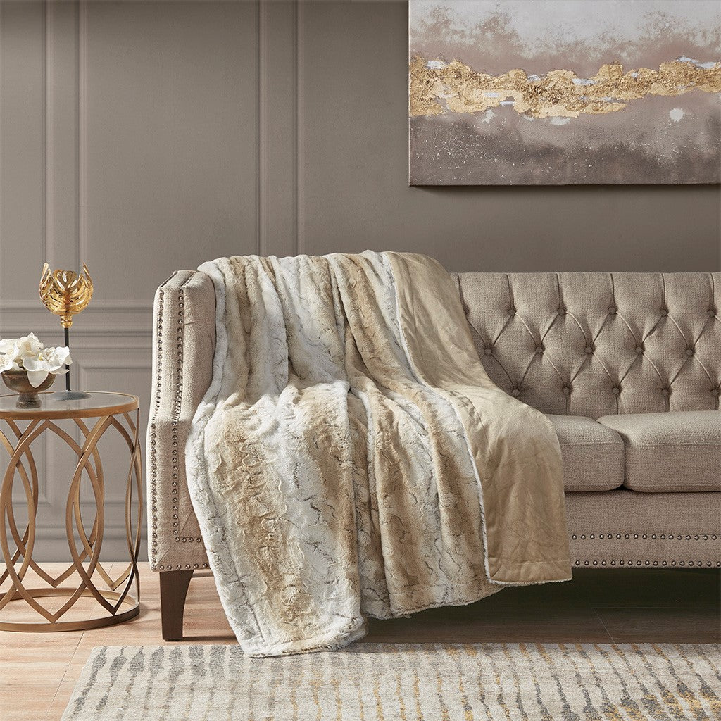 Zuri Oversized Faux Fur Throw