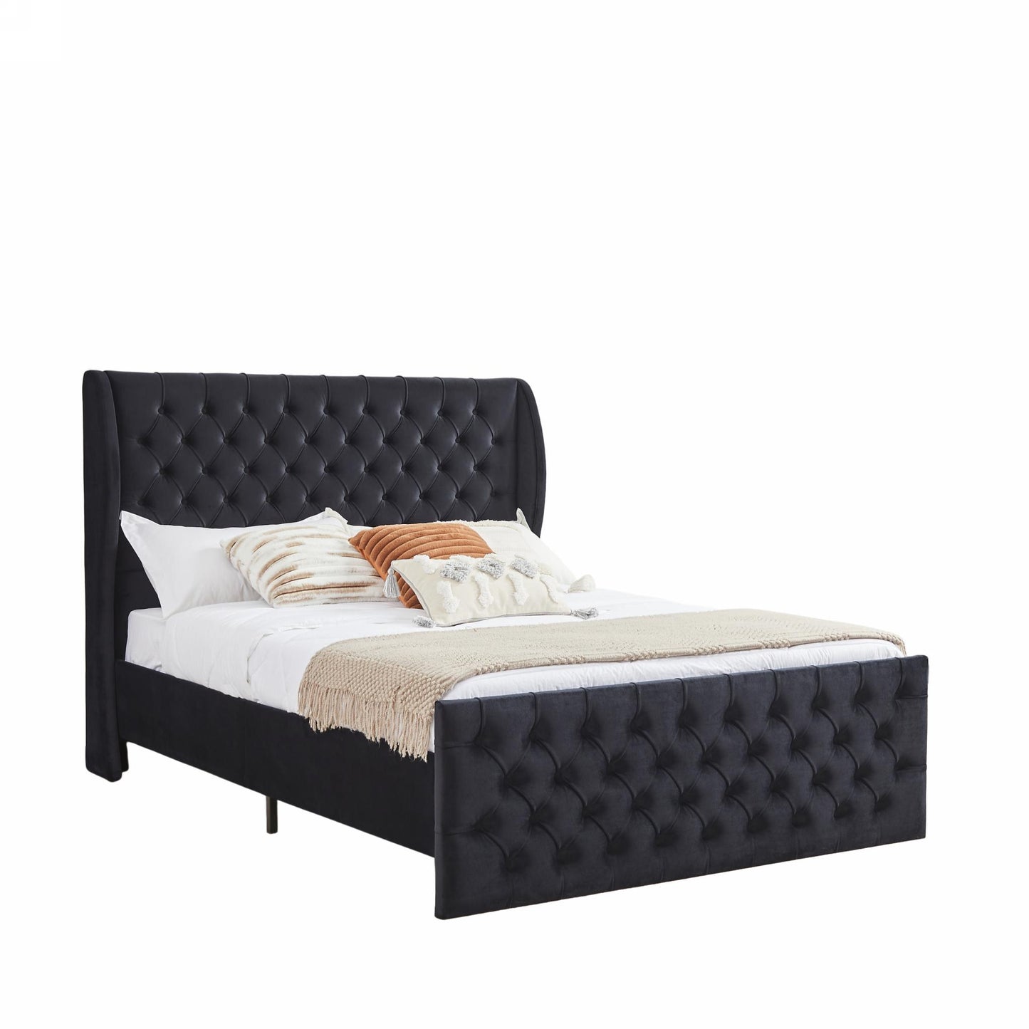Queen Size Chesterfield Tufted Bed