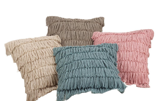 Woven Fringe Pillows