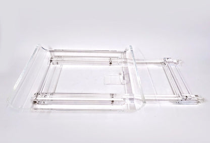 Classic Stylish Acrylic Foldable Tray Side Table