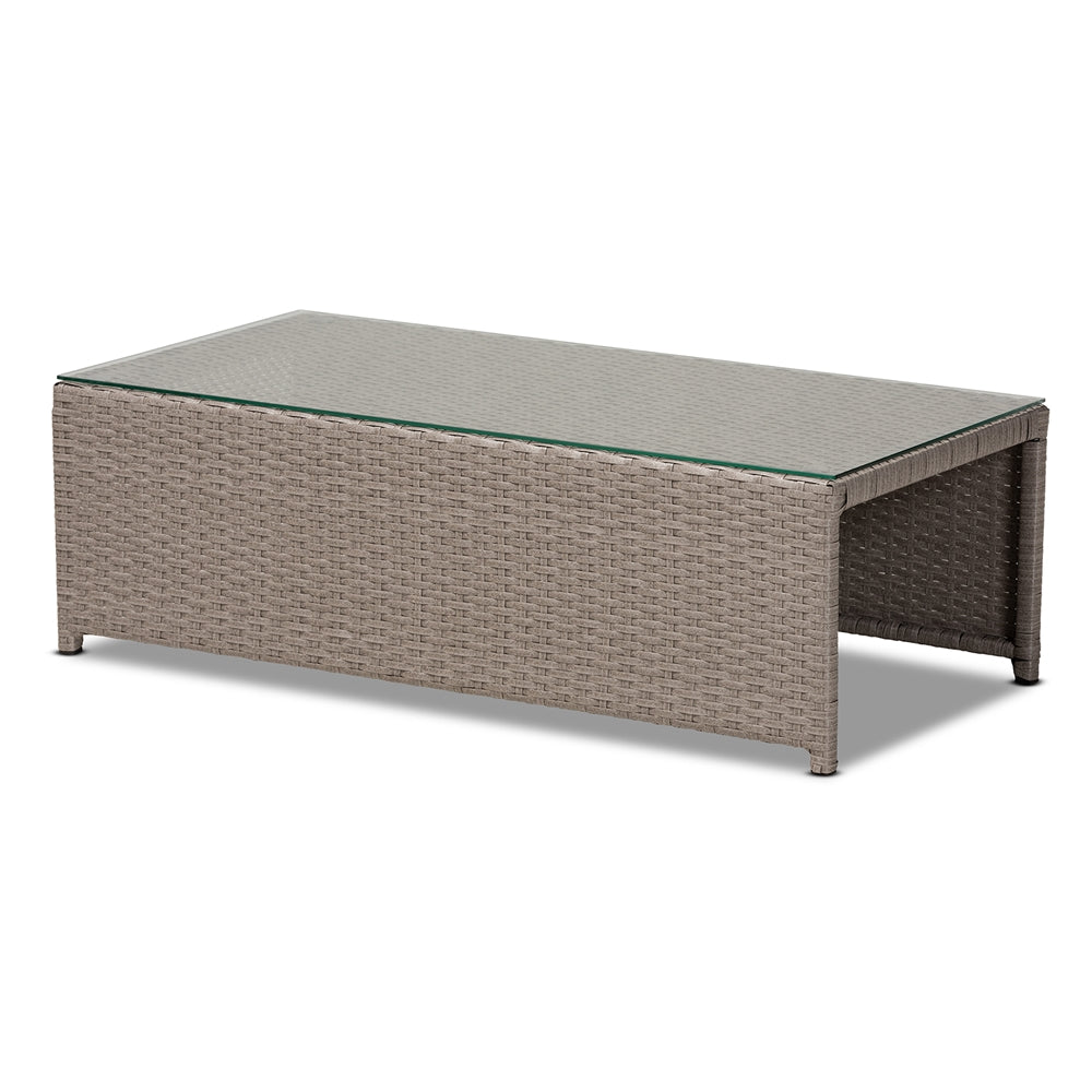 MODERN | CONTEMPORARY RATTAN 6-PIECE PATIO SET