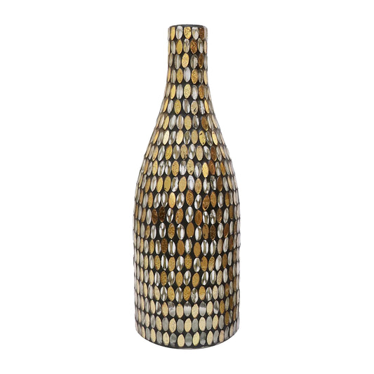 15" Mosaic Copper Vase