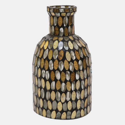 8" Mosaic Copper Vase