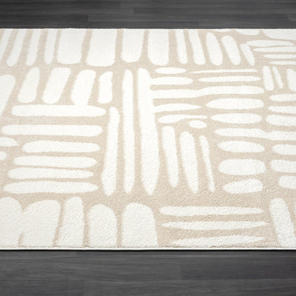 Modern Beige Area Rug