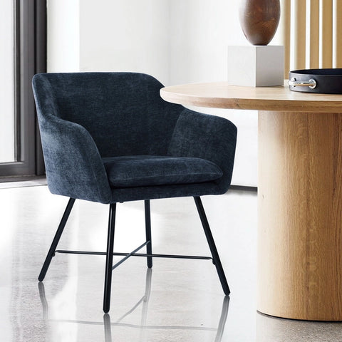 Set of 2 Luxurious Dining Arm Chairs