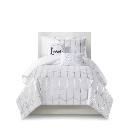 Raina Metallic Printed Comforter Set