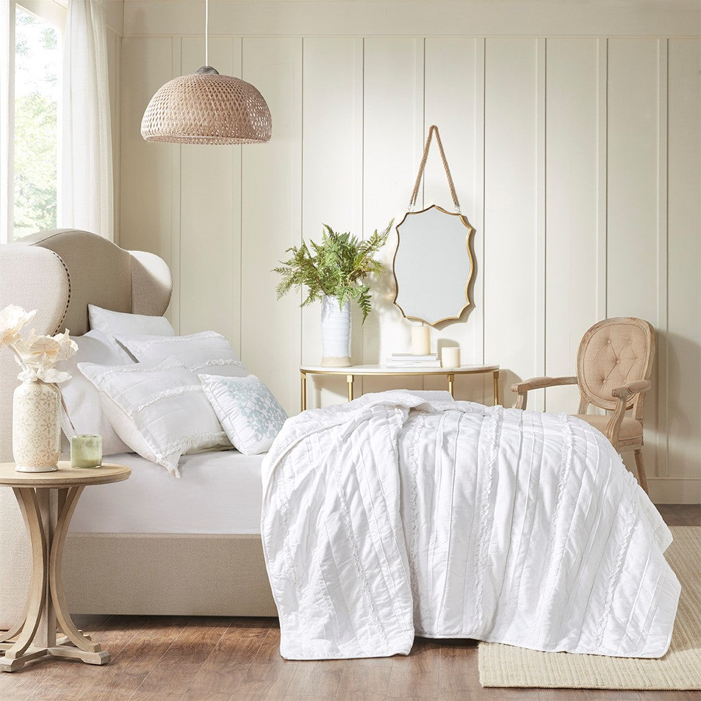Celeste 4 Piece Reversible Quilt Set