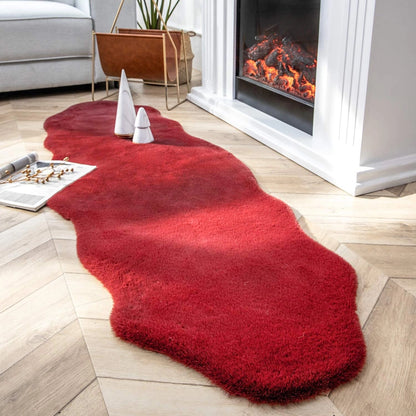 Faux Rabbit Fur Fuzzy Soft Fluffy Plush Cozy Shaggy Area Rug