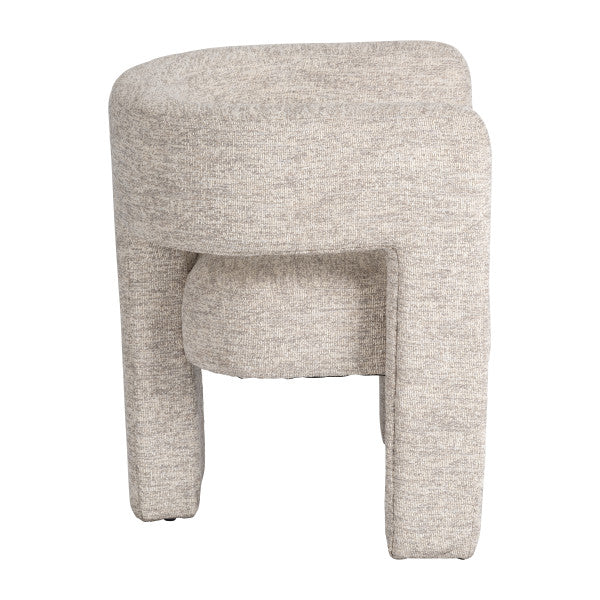 Round Back Chair - Beige