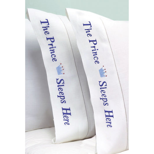 The Prince Sleeps Here Pillow Case (Set of 2)