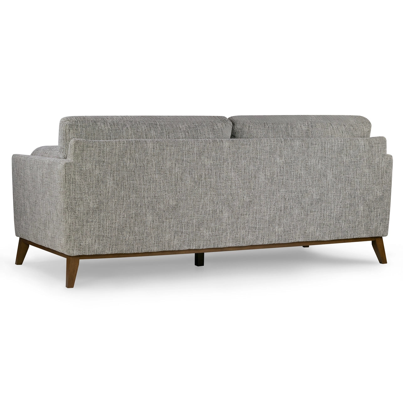 Black & Ivory Chenille Tweed Sofa
