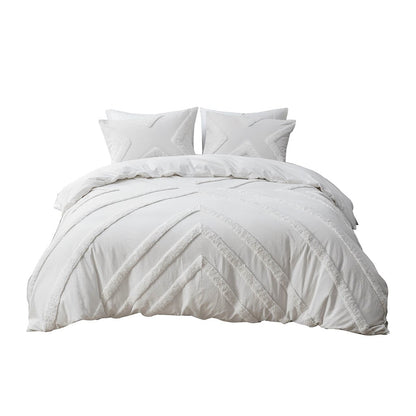 Beck Cotton Chenille Duvet Cover Set