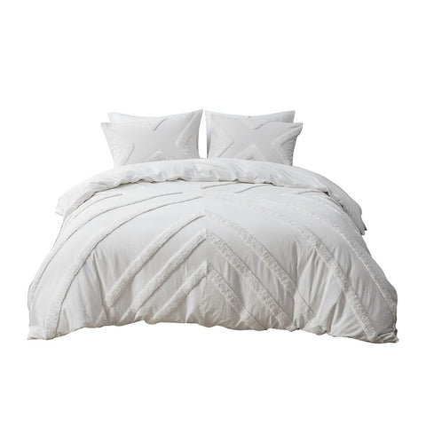Beck Cotton Chenille Duvet Cover Set