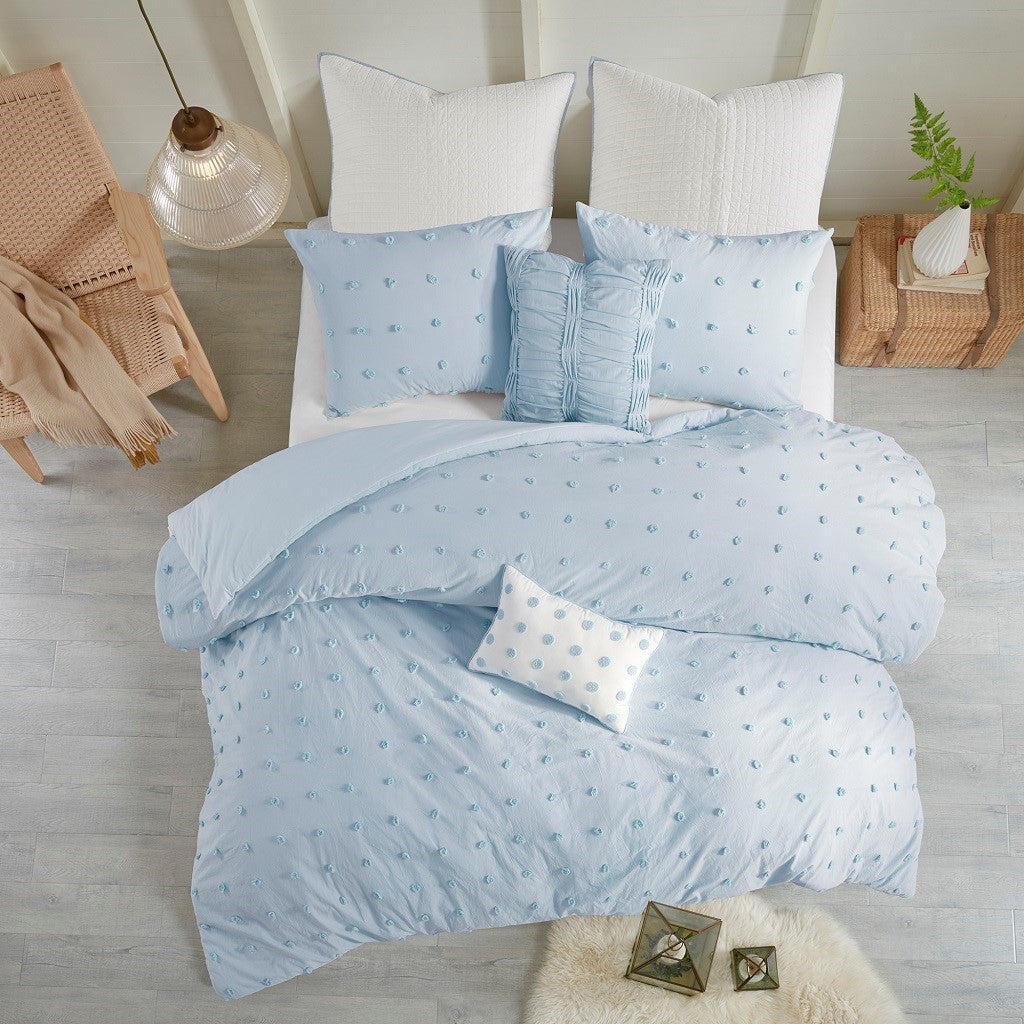 Brooklyn Cotton Jacquard Duvet Cover Set