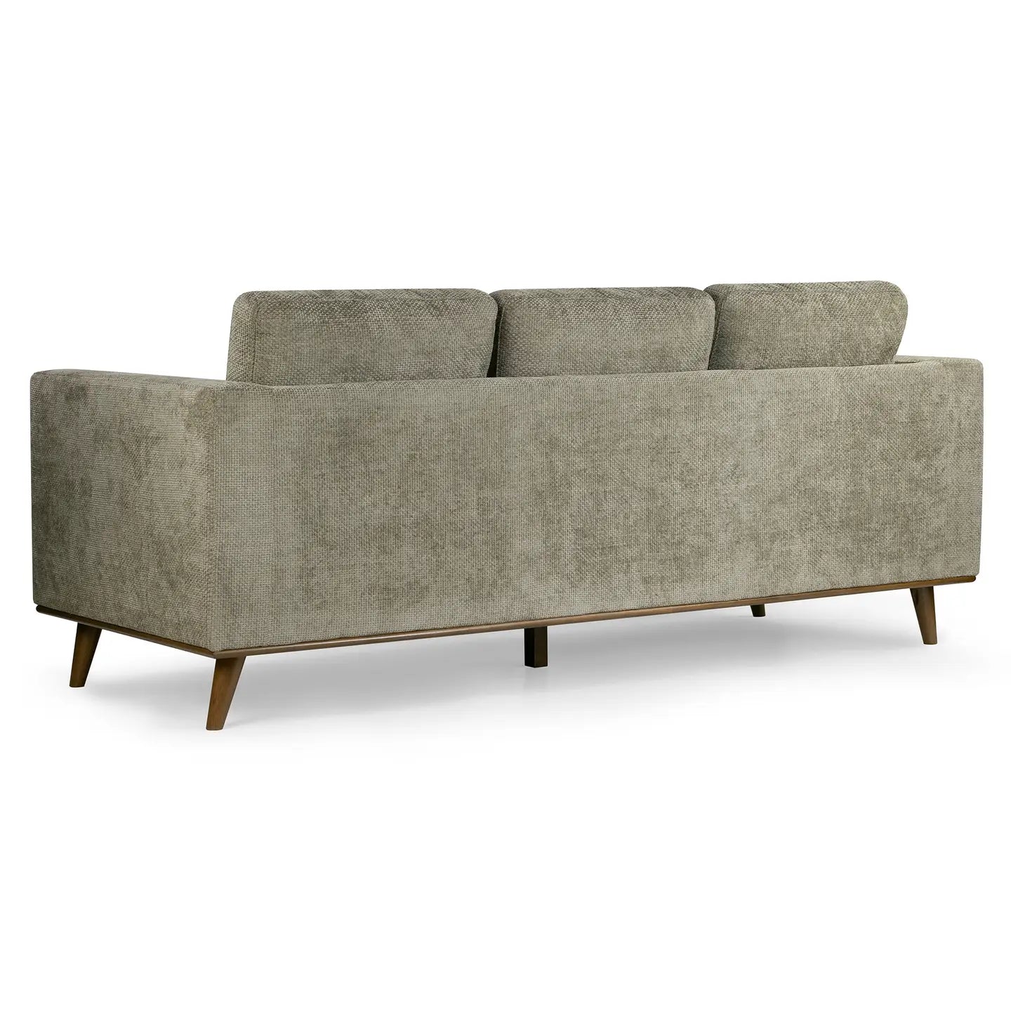 Bishop Brown Twill Fabric Sofa
