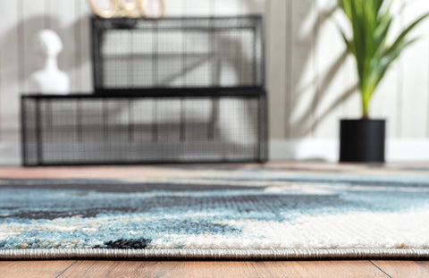Contemporary Watercolor Area Rug