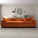 Burnt Orange modular sectional