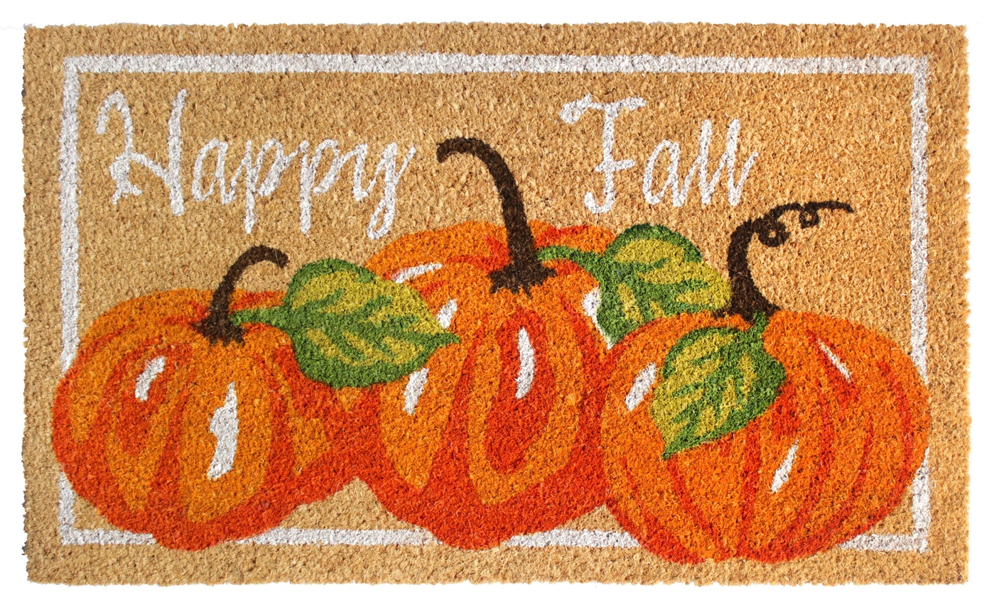 Happy Fall Doormat, 18" X 30"