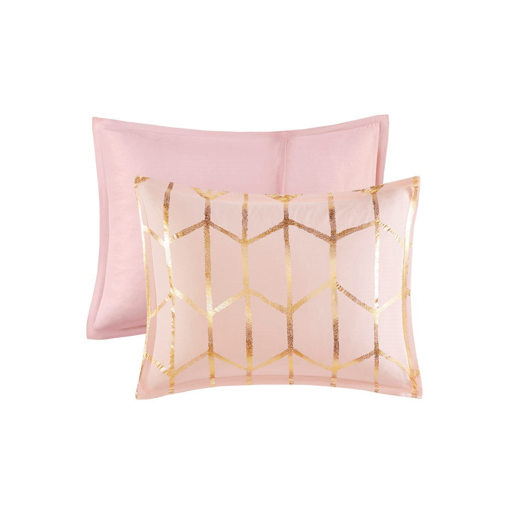 Raina Metallic Printed Comforter Set