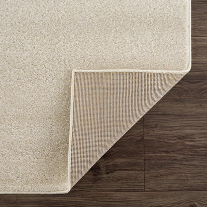 Cream Black Lines Color Block Rug