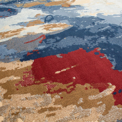 Saturn Dark Blue/Light Blue Area Rug
