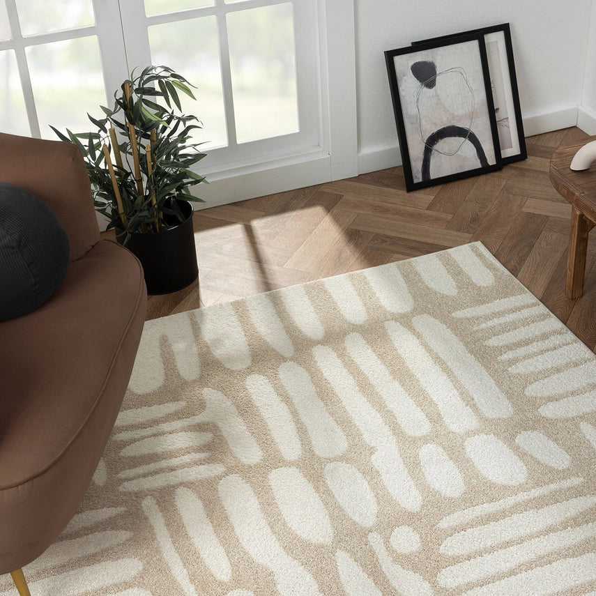 Modern Beige Area Rug