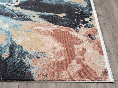 Contemporary Watercolor Area Rug