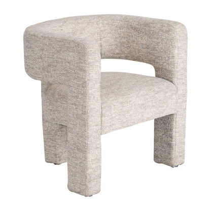 Round Back Chair - Beige