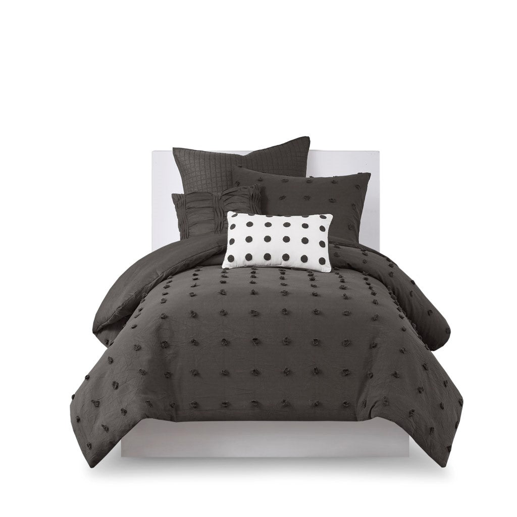 Brooklyn Cotton Jacquard Duvet Cover Set