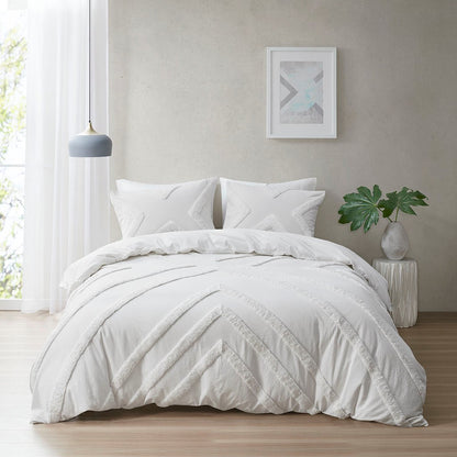 Beck Cotton Chenille Duvet Cover Set