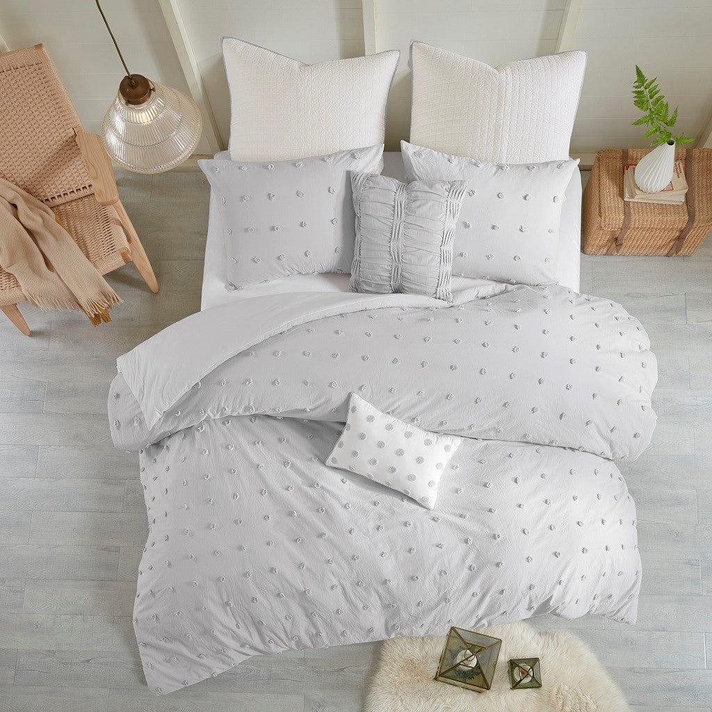 Brooklyn Cotton Jacquard Duvet Cover Set