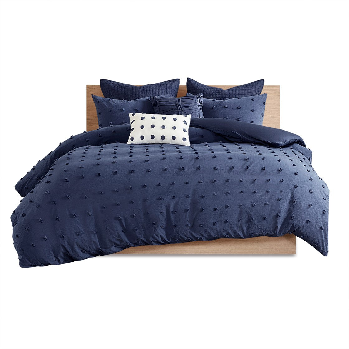 Brooklyn Cotton Jacquard Duvet Cover Set