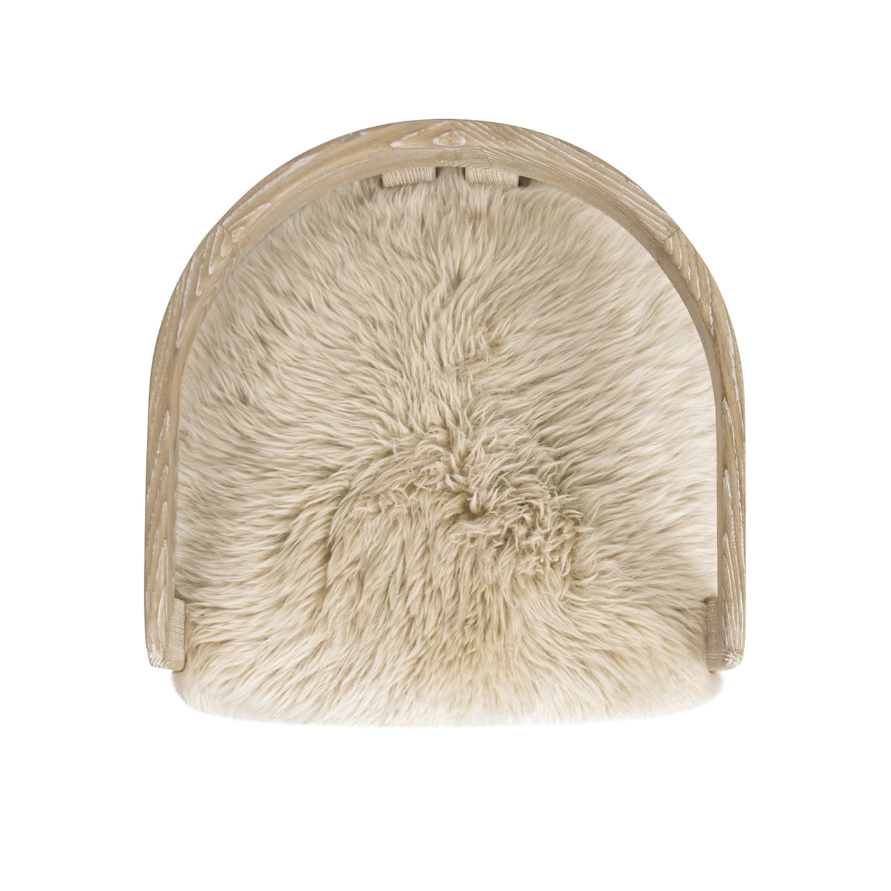 Millwick 21" Low Back Genuine Fur Dining Chair