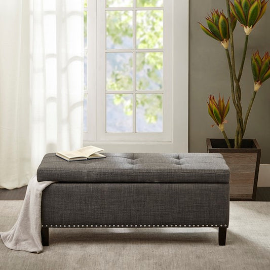 Shandra II Tufted Top Storage Bench