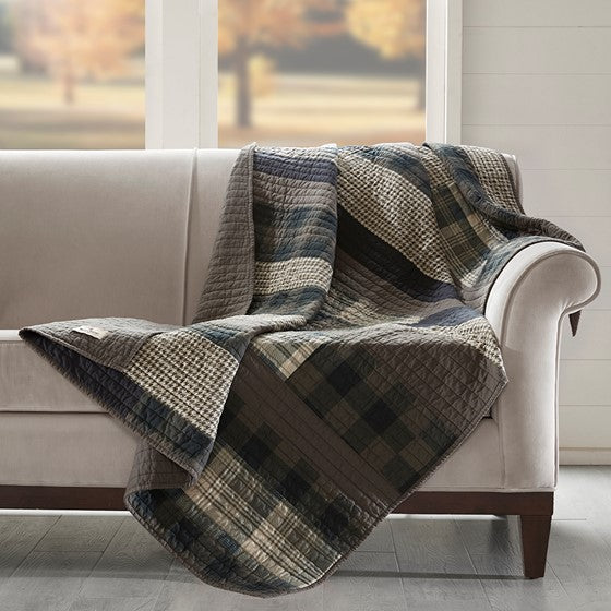 Winter Plains Quilted Throw